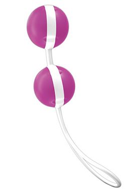 JOYballs SECRET II Liebeskugeln pink/weiss