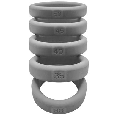 BONEYARD - Silicone Cock Ring-Kit grey