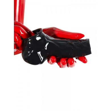 Latex-Penis-Hodenhlle, schwarz