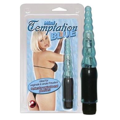 13,5 x 2 cm Vibrator Temptation Mini blue