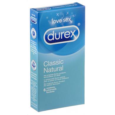 Durex – Durex Classic Natural 6 Stck