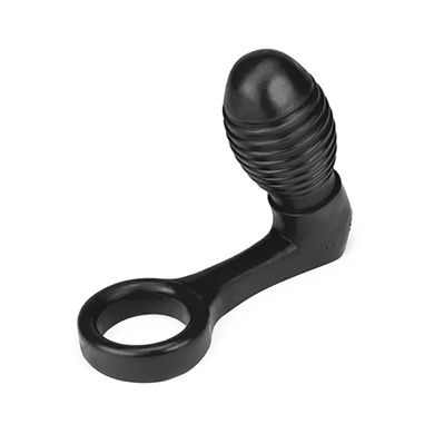 Oxballs SEED Cockring mit Anallock gerippt schwarz