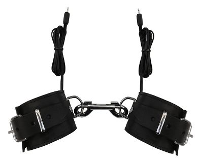 Leder Elektro-Handfesseln