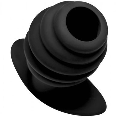9,6 x 6,2 cm MASTER SERIES - Hive Ass Tunnel Plug large black