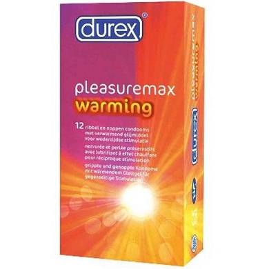 Durex Pleasuremax Warming - 12-er