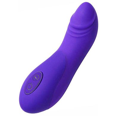 14 x 3 - 3,5 cm FRISKY G-Spot Vibrator purple - Akku Power