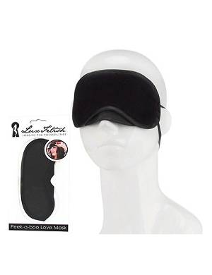 LUX FETISH Peek-a-boo Love Mask black