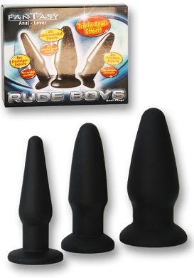 FANTASY 3er Plug - Set - Silikon
