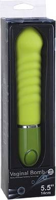 NMC Vaginal Bomb Vibe - Silikon Vibrator/Massagegerät mit 10 Funktionen und LED-Licht
