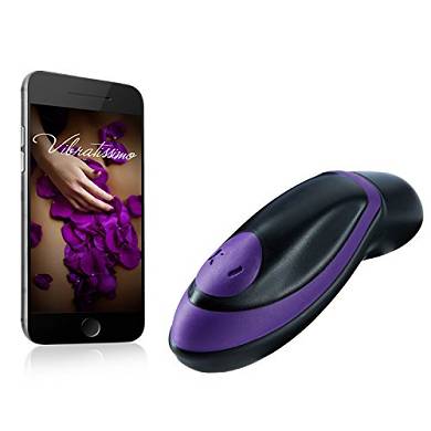 AMOR Vibratissimo® "TouchMe" Auflegevibrator in lila. auch per App steuerbar