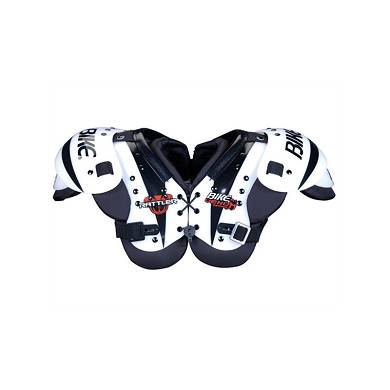 American Football Schulterpolster Bike - Schwarz / Wei