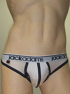 Jack Adams Varsity Mesh Jock white/black