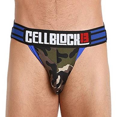 Timoteo X-Large Camouflage/Blau CellBlock 13 Commando Jock