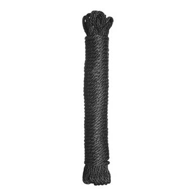 Premium Bondageseil aus Nylon in Schwarz