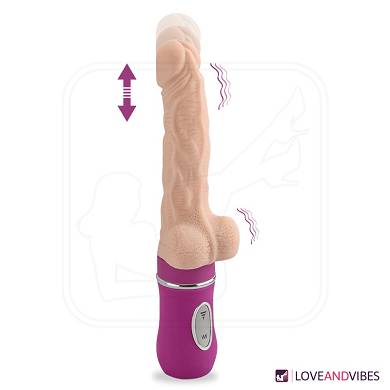 Automatischer Dildo-Vibrator mit Stofunktion