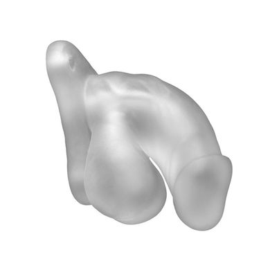 Buck Angel Fun Boy? Hohler Umschnalldildo/PackerPenis - gro - transparent