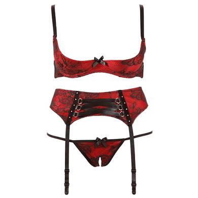 Verfhr-Set Rose