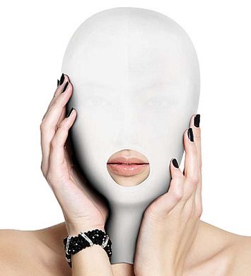 OUCH Submission Mask - Mund offen - white