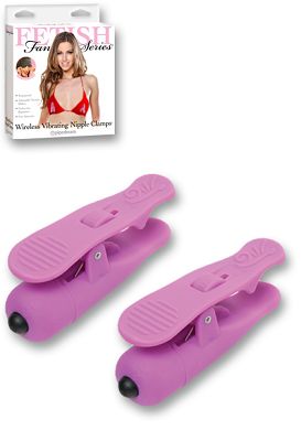 Fetish Fantasy - Wireless Vibrating Nipple Clamps