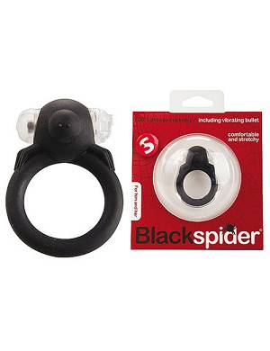 SHOTS TOYS Black Spider Penisring