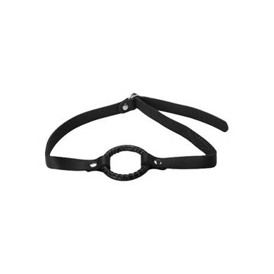 Mundstck aus Leder mit Genussring