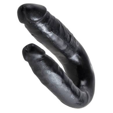 King Cock Small Double Trouble Black