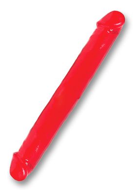 33 x 3,6 cm Doppeldildo JIMBO red