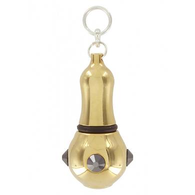 Anhnger "Plug" - 2,5 cm - in Gold