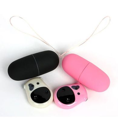  Witziges und lustvolles Vibrationsei Ei mit Fernbedienung im Kuh Design
