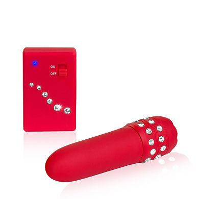 Crystal Red Mini Vibe, 11 cm