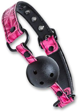 SINFUL Ball Gag pink/schwarz