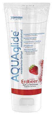 Gleitmittel mit Erdbeerduft und -Aroma!