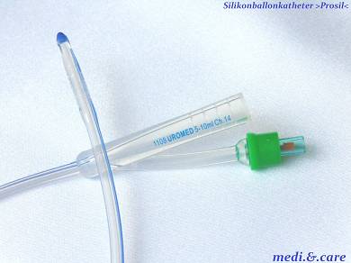 1-10 Silikon Ballonkatheter Blasen Katheter CH 14 UROMED