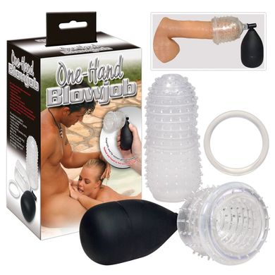 Masturbator One-Hand Blowjob
