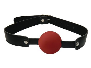 Simple Ballgag rot Ballknebel Knebel Mundknebel