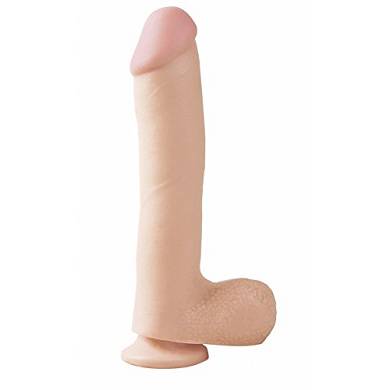 Basix by Pipedream - Dildo mit Saugnapf 10' - ca. 25.4 cm lang - Ø ca. 5.3 cm - sk