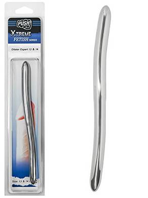 Push Xtreme Fetish - 20cm Edelstahl Dilator Expert 13mm & 14mm breit