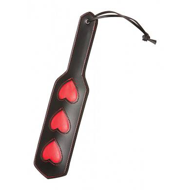 Paddle mit Herzen - in Rot