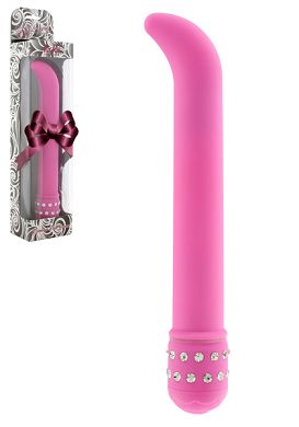 19 x 2,5 cm Vibrator ToyJoy Diamond pink G-Sense