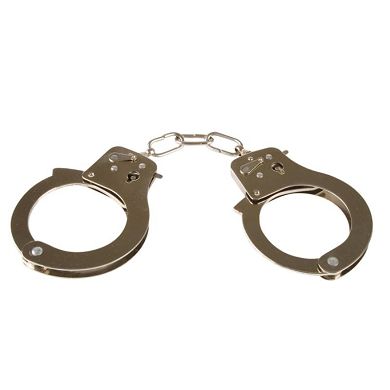 Eroflame Metal Handcuffs, Silver