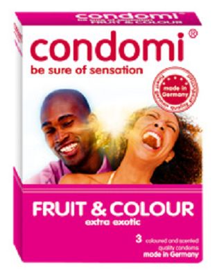 Condomi Fruit & Colour Kondome 3 Stk. - fruchtig