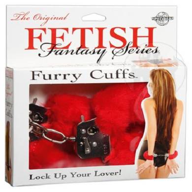 Furry Cuffs Red