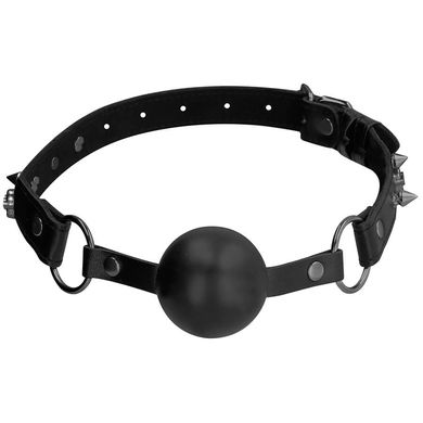 Skulls and Bones - Silicone Ball Gag black