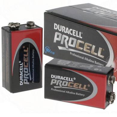 1 X DURACELL PROCELL BATTERIE MN1604 6LF22 9V fr Rauch Detektoren melder