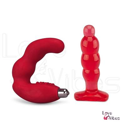 Red Pack mit Prostata-Stimulator und Analplug