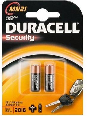 2 * DURACELL ALKALI PHOTO BATTERIE LR 23 A (MN21/23/A23/V23GA/LRV08/23A/23GA)NEU