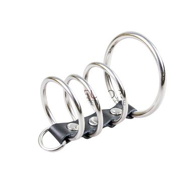 4er Penis Manschette mit Cockring