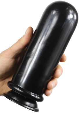 20 x 6,5 cm ANALE GRANDE Dildo SMOOTH CODDLER black