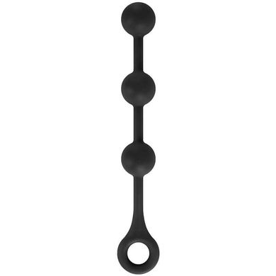 31 x 4 cm Analkugelkette Renegade - Soft Anal Balls - Silikon large black