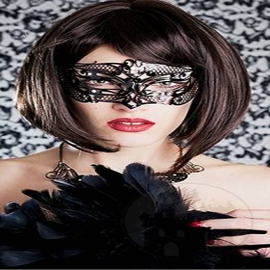 Venezianische Maske aus filigranem Metall